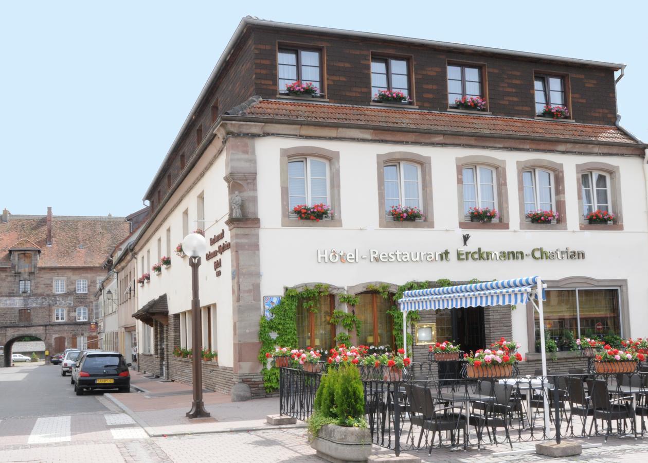 Hotel Restaurant Erckmann Chatrian Phalsbourg Eksteriør billede